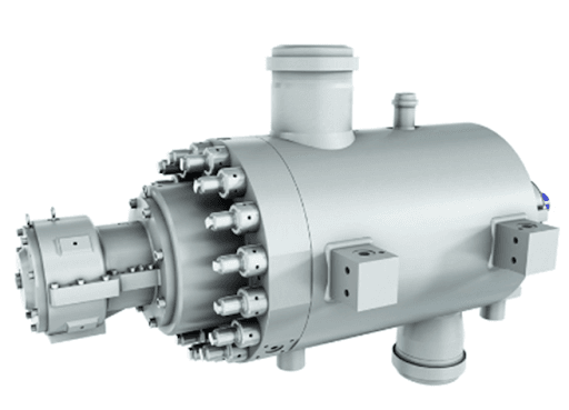 Multistage centrifugal pump with a barrel casing source: https://www.sulzer.com/en/shared/products/hpt-high-pressure-barrel-casing-pump